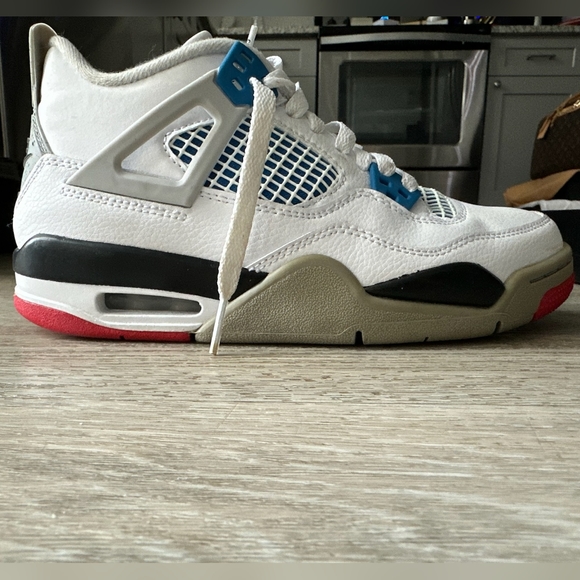 Air Jordan (GS) 4 Retro "WHAT THE" 2019 - Picture 8 of 16